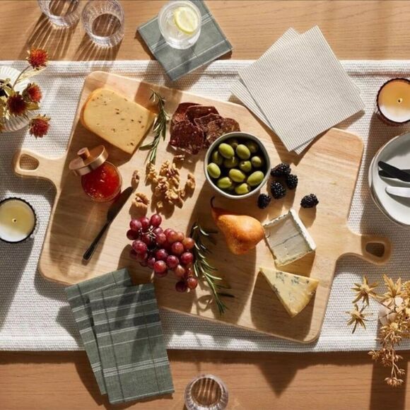 Hearth & Hand Natural 2 Handled Serving  Board - Picture 4 of 5